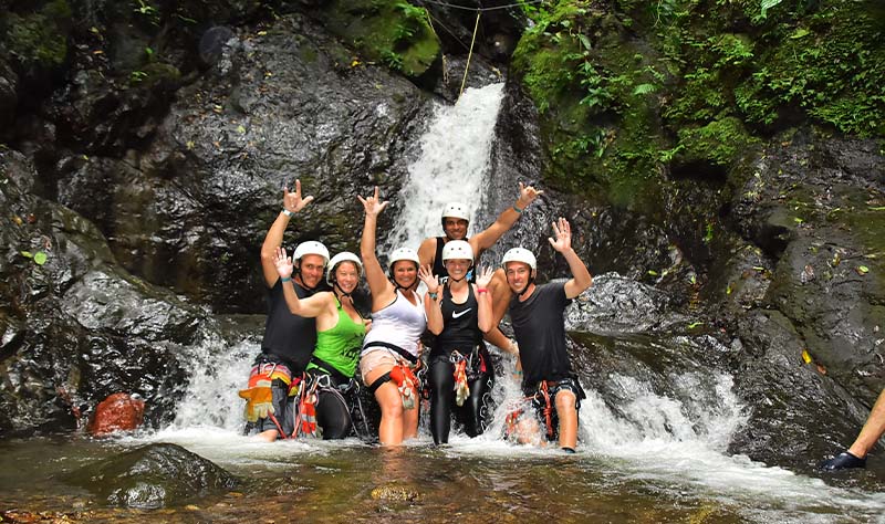 Zip Line & Canyoning Combo Tour in Jaco, Costa Rica