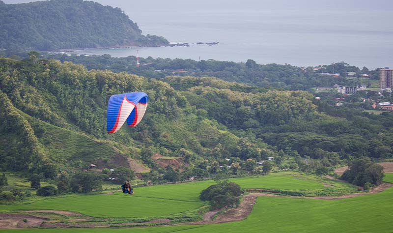 Paragliding in Jaco, Costa Rica