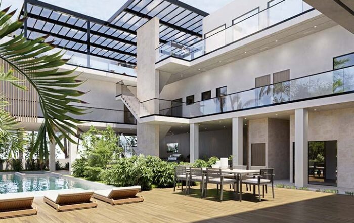 Beachfront Vacation Rental in Jaco Costa Rica - Casa Las Palmas (Rendering 2026) • Costa Rica Elite Beachfront Vacation Rental in Jaco Costa Rica - Casa Las Palmas (Rendering 2026)